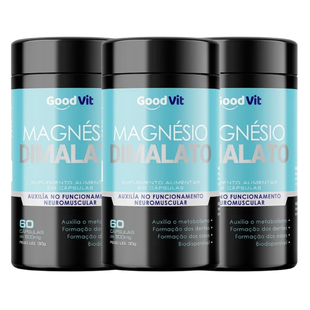 Magnésio Dimalato 260mg 60 Cápsulas