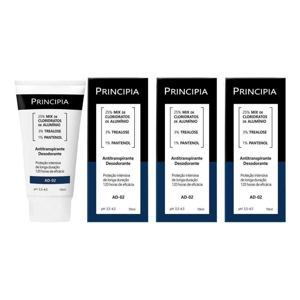 Desodorante Antitranspirante Principia Ad-02 Creme 70ml
