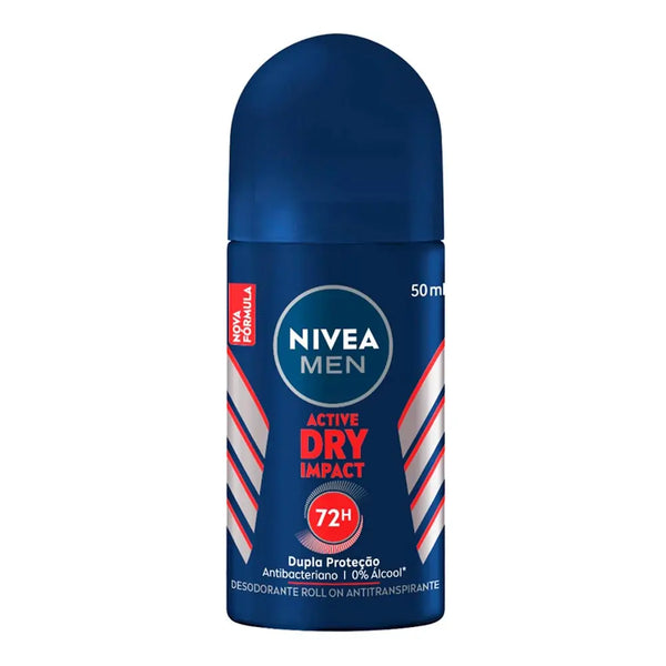 Desodorante Antitranspirante Roll On Nivea Men Dry Impact 50ml