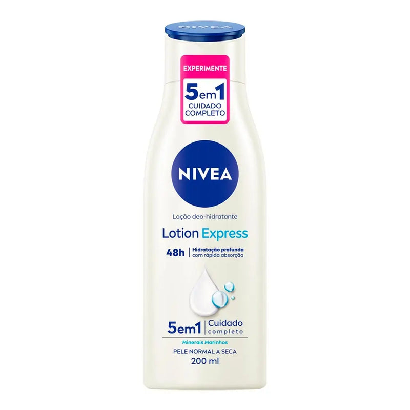 Loção Hidratante Nivea Lotion Express 48h Hidratação Profunda 200ml