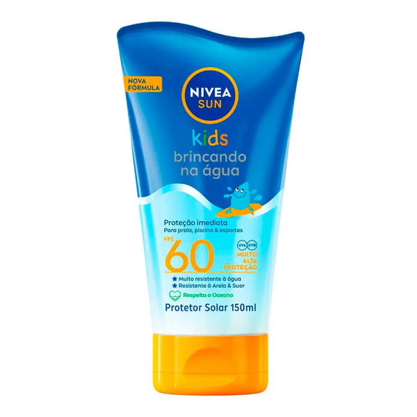 Protetor Solar Nivea Sun Brincando Na Água FPS60 150ml