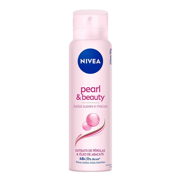 Desodorante Antitraspirante Aerossol Nivea Pearl & Beauty Feminino 150ml