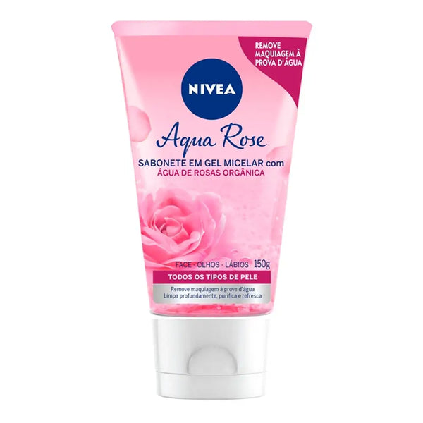 Sabonete em Gel Facial Nivea Micellair Aqua Rose 150ml