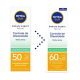 Protetor Solar Facial Nivea Sun Beauty Expert Controle de Oleosidade FPS60 50g