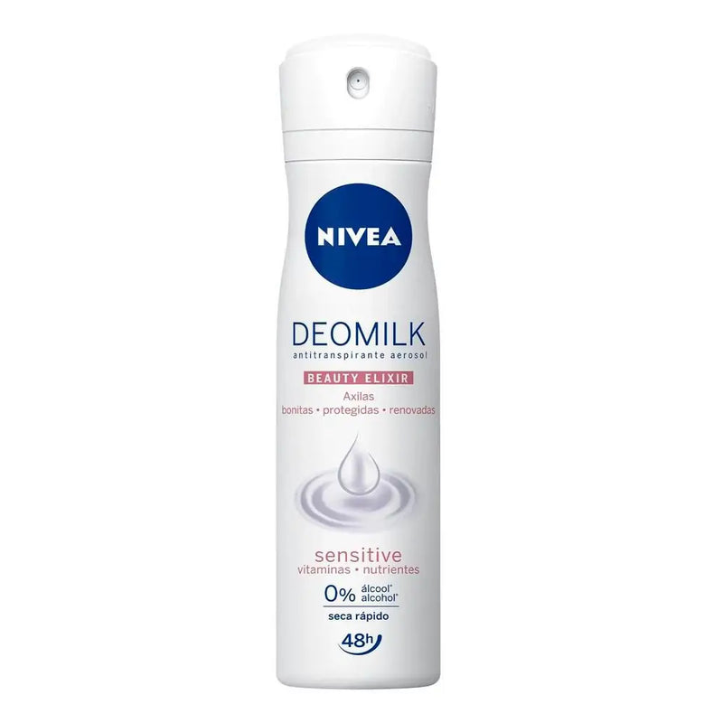 Desodorante Antitranspirante Aerossol Nivea Deomilk Sensitive Feminino 150ml