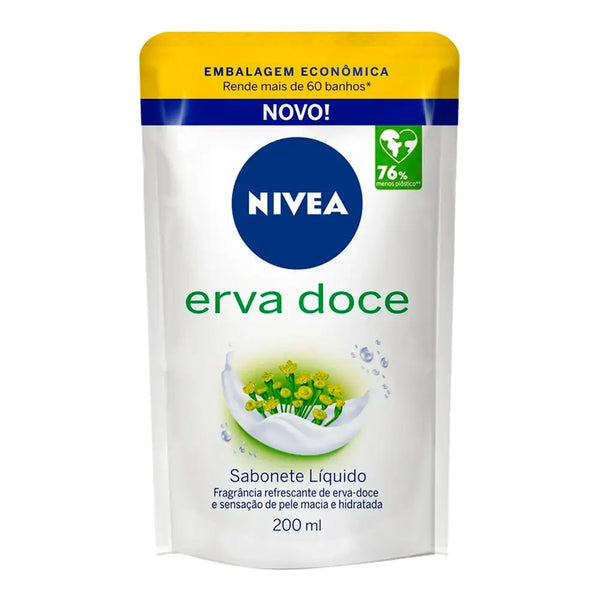 Sabonete Líquido Nivea Erva Doce Refil 200ml