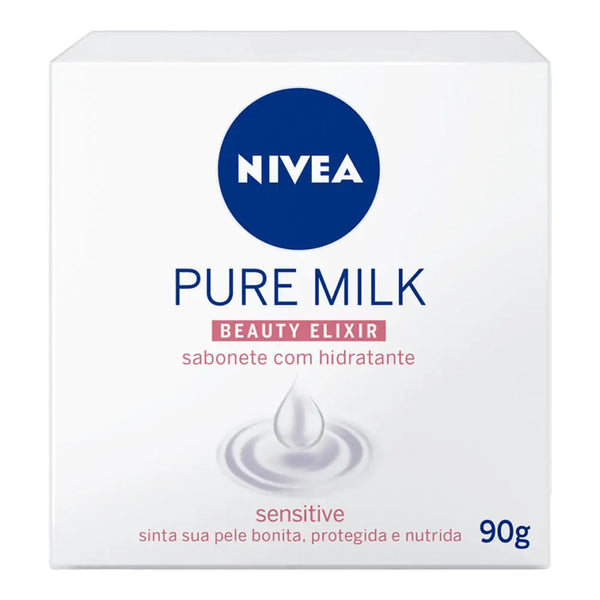 Sabonete em Barra Nívea Pure Milk Sensitive 90g