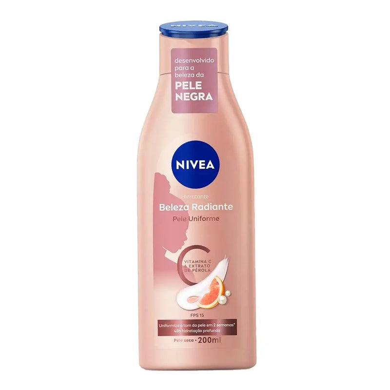 Loção Deo-Hidratante Nivea Beleza Radiante Pele Uniforme 200ml