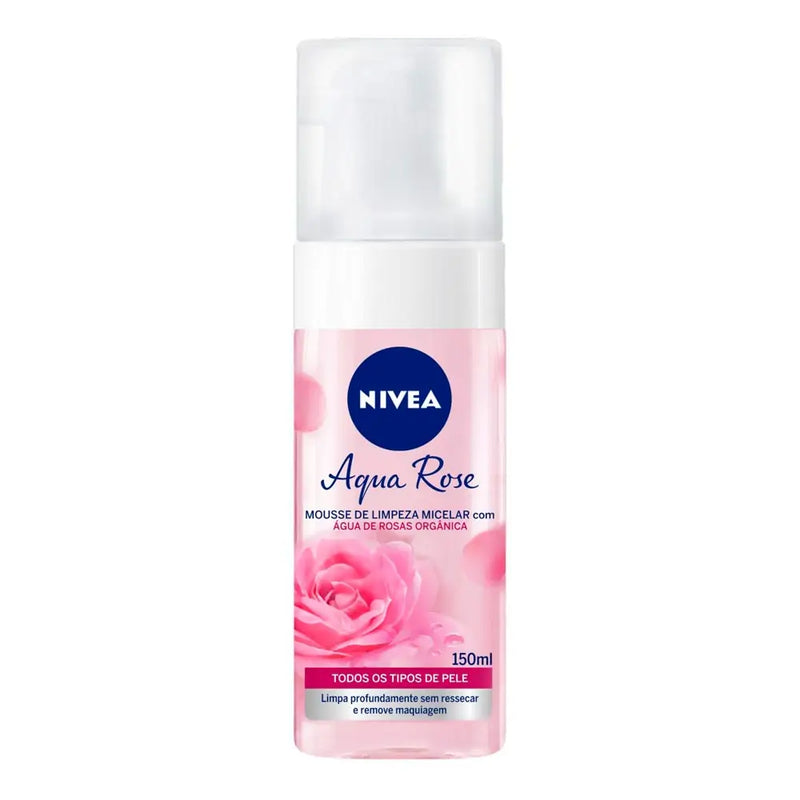 Mousse de Limpeza Facial Nívea Aqua Rose 150ml