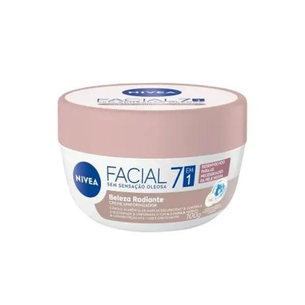 Nivea Hidratante Facial 7 Em 1 Beleza Radiante 100g