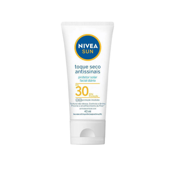 Protetor Solar Facial Nivea Sun Fps30 Toque Seco 40ml