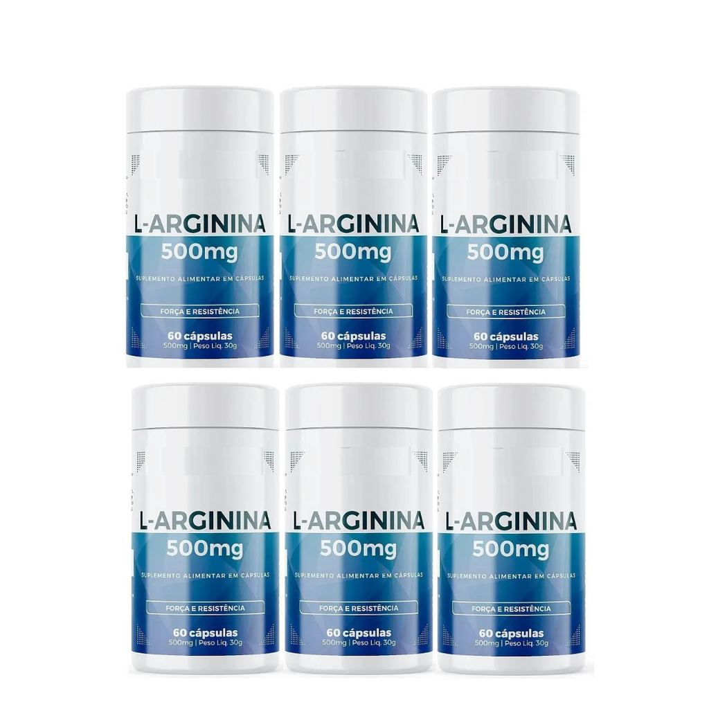 Arginina 100% Concentrada (Vasodilatador) 60 Cápsulas