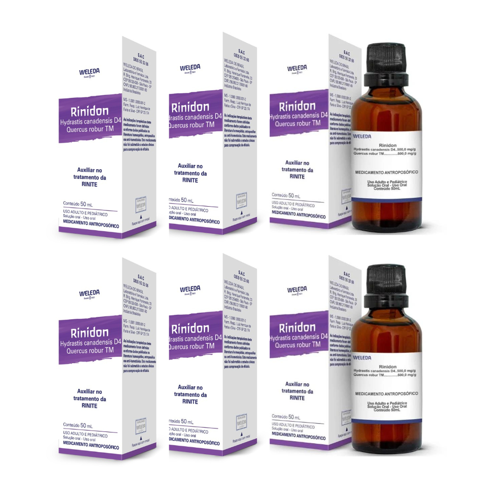 Weleda - Rinidon 500mg/g Weleda 50ml de Solução