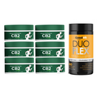 Cb2 Pomada Farmafine + Duo Flex Cúrcuma Com Colágeno Tipo II 60 Cápsulas