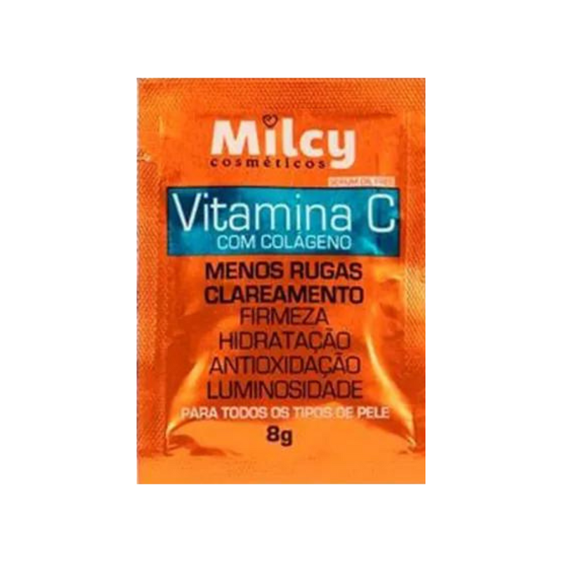 Milcy Facial - Sachê Colágeno e Vitamina C 8g - farmafine.com.br