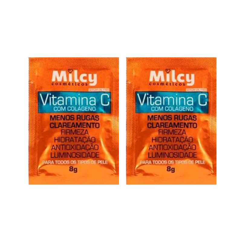 Milcy Facial - Sachê Colágeno e Vitamina C 8g - farmafine.com.br