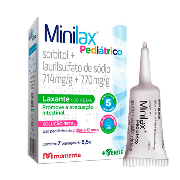 Minilax Eurofarma 7 Bisnagas 6,5g