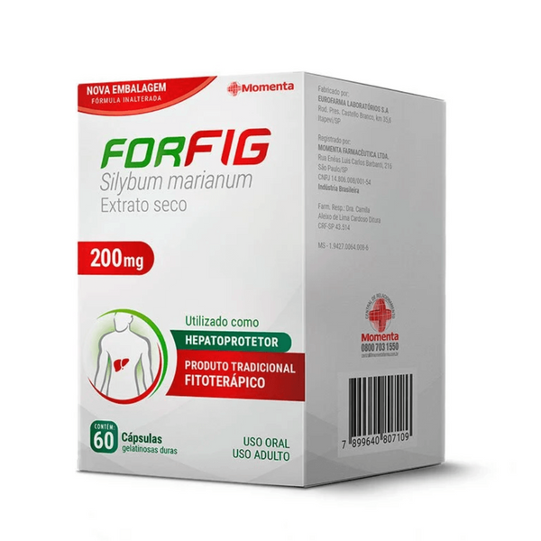 Forfig 200mg Eurofarma 60 Cápsulas