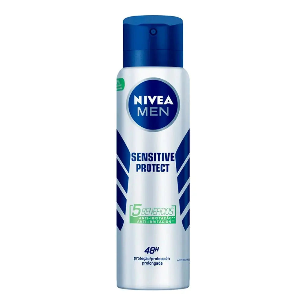 Desodorante Antitranspirante Aerossol Nivea Men Sensitive Protect Masculino 150ml