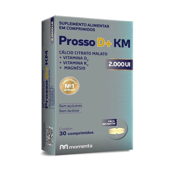 Prosso D+ KM 2000UI Eurofarma 30 Comprimidos