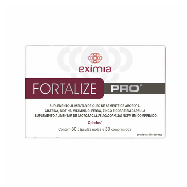 Exímia Fortalize Pro Cabelos 30 Comprimidos e 30 Cápsulas