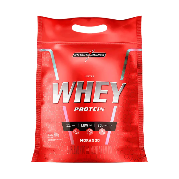 Nutri Whey Protein - Morango - Pouch 900g