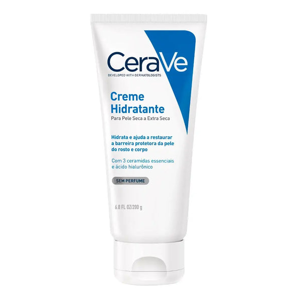 Creme Hidratante Corporal CeraVe Hidratação 24h e Textura Leve 200g