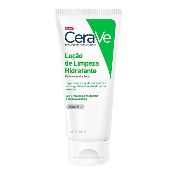 Loção de Limpeza Hidratante CeraVe Pele Normal a Seca 200ml