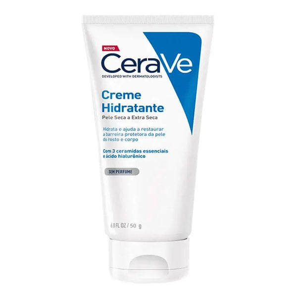 Creme Hidratante Corporal CeraVe Hidratação 24h e Textura Cremosa 50g