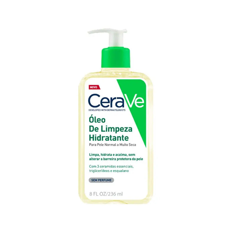 Óleo De Limpeza Hidratante Cerave Sem Perfume 236ml