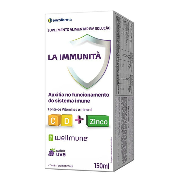 Suplemento Alimentar La Immunita Uva Eurofarma 150ml Solução