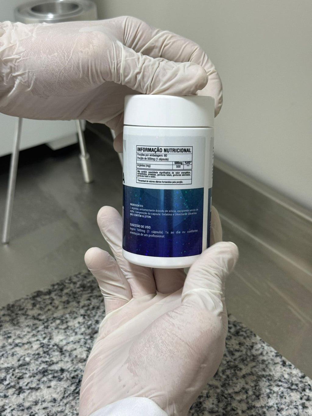 Arginina 100% Concentrada (Vasodilatador) 60 Cápsulas