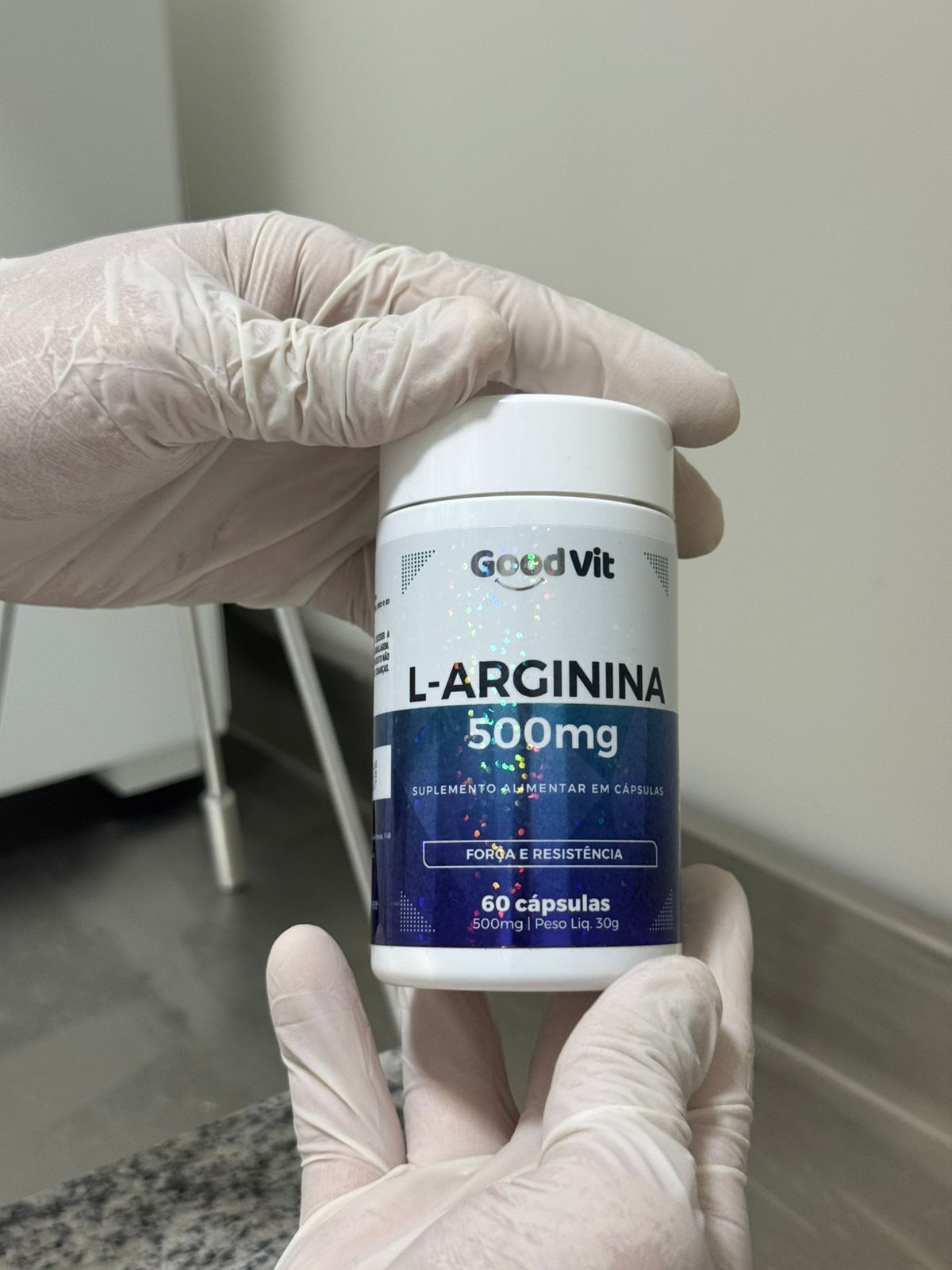 Arginina 100% Concentrada (Vasodilatador) 60 Cápsulas