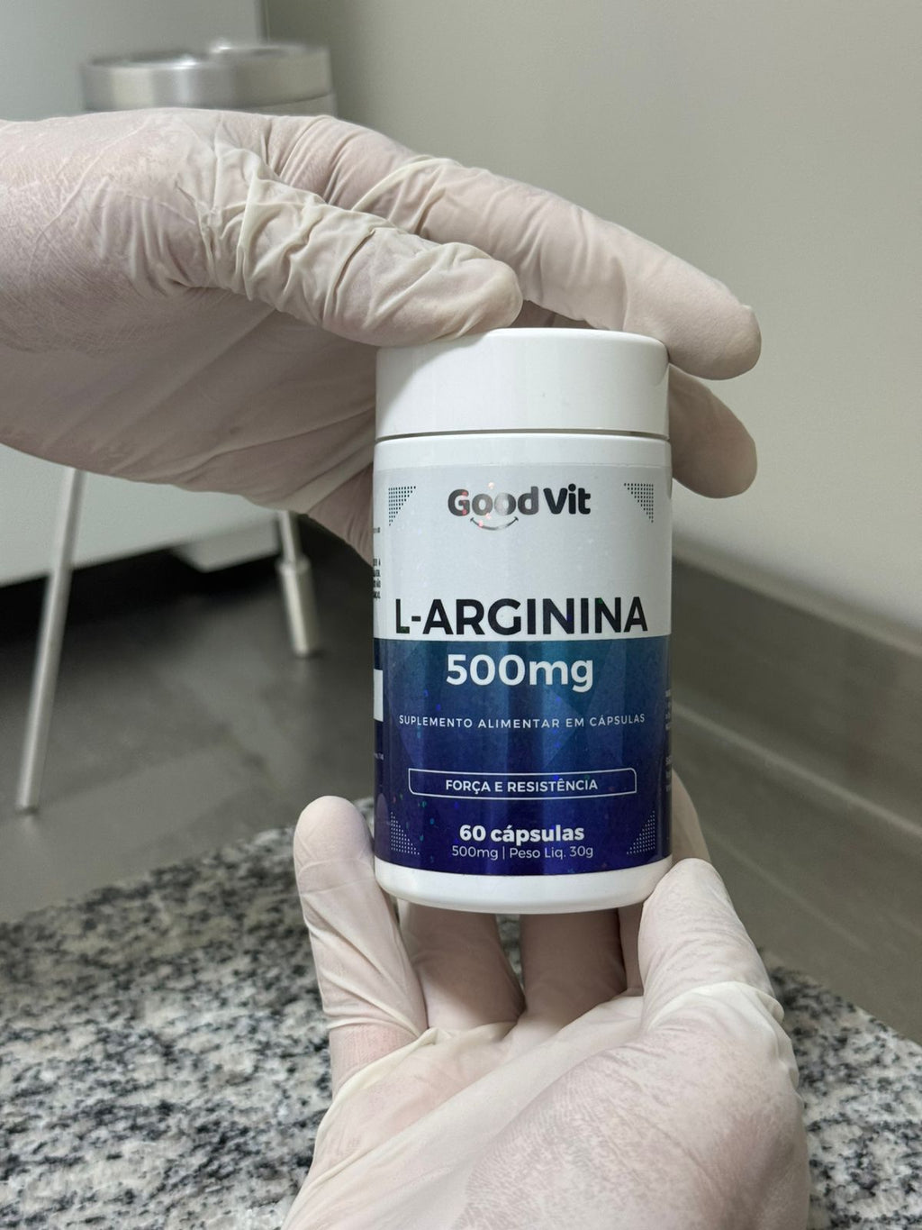 Arginina 100% Concentrada (Vasodilatador) 60 Cápsulas