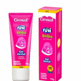 Carmed Fini Gel Dental Com Fluor Sabor Beijos Cimed 70g