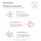 Retinol + Niacinamida + Colágeno Creme Facial Dermabem Clinical Formulations 100g