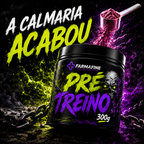 Pré-Treino Farmafine 300g | Com Beterraba, Beta-Alanina, L-Arginina, Taurina, Gengibre, Guaraná e L-Tirosina