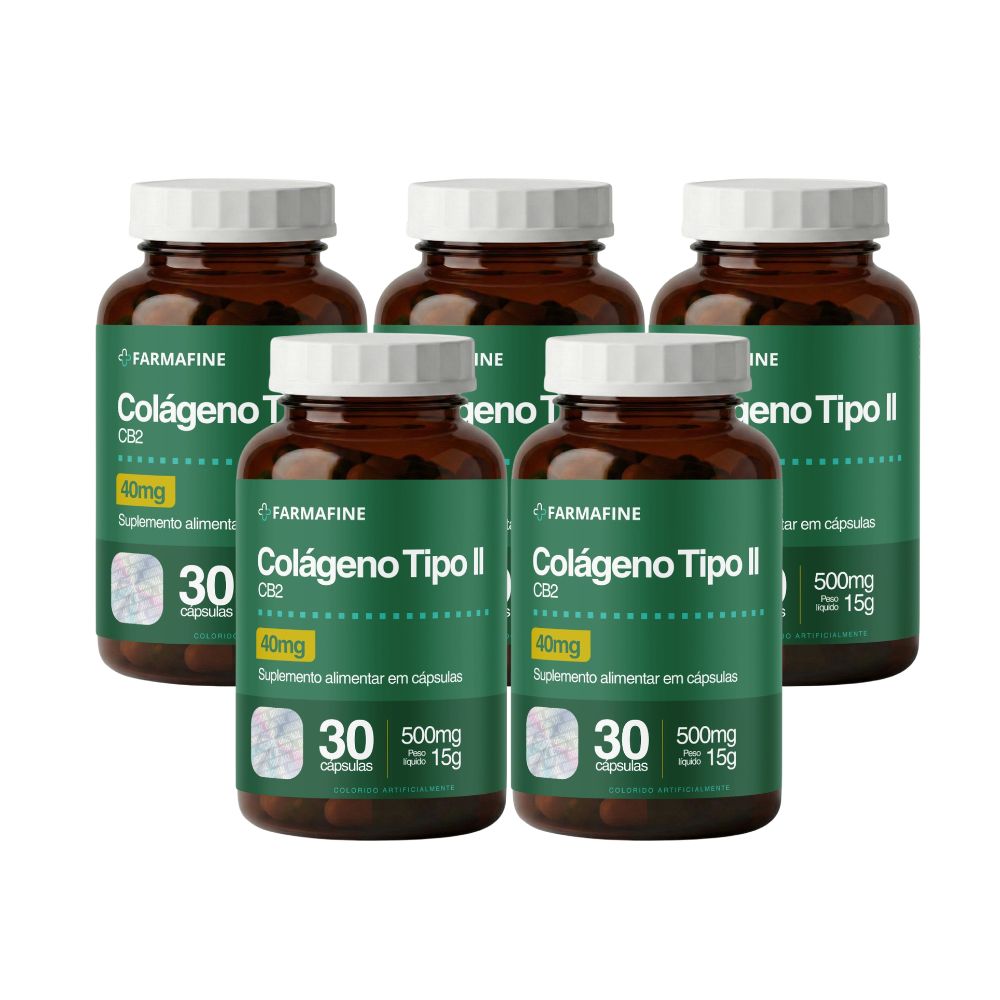 Colágeno Ativo II CB2 Farmafine Com 30 Cápsulas