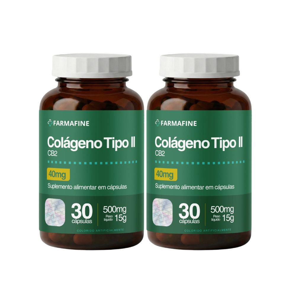 Colágeno Ativo II CB2 Farmafine Com 30 Cápsulas