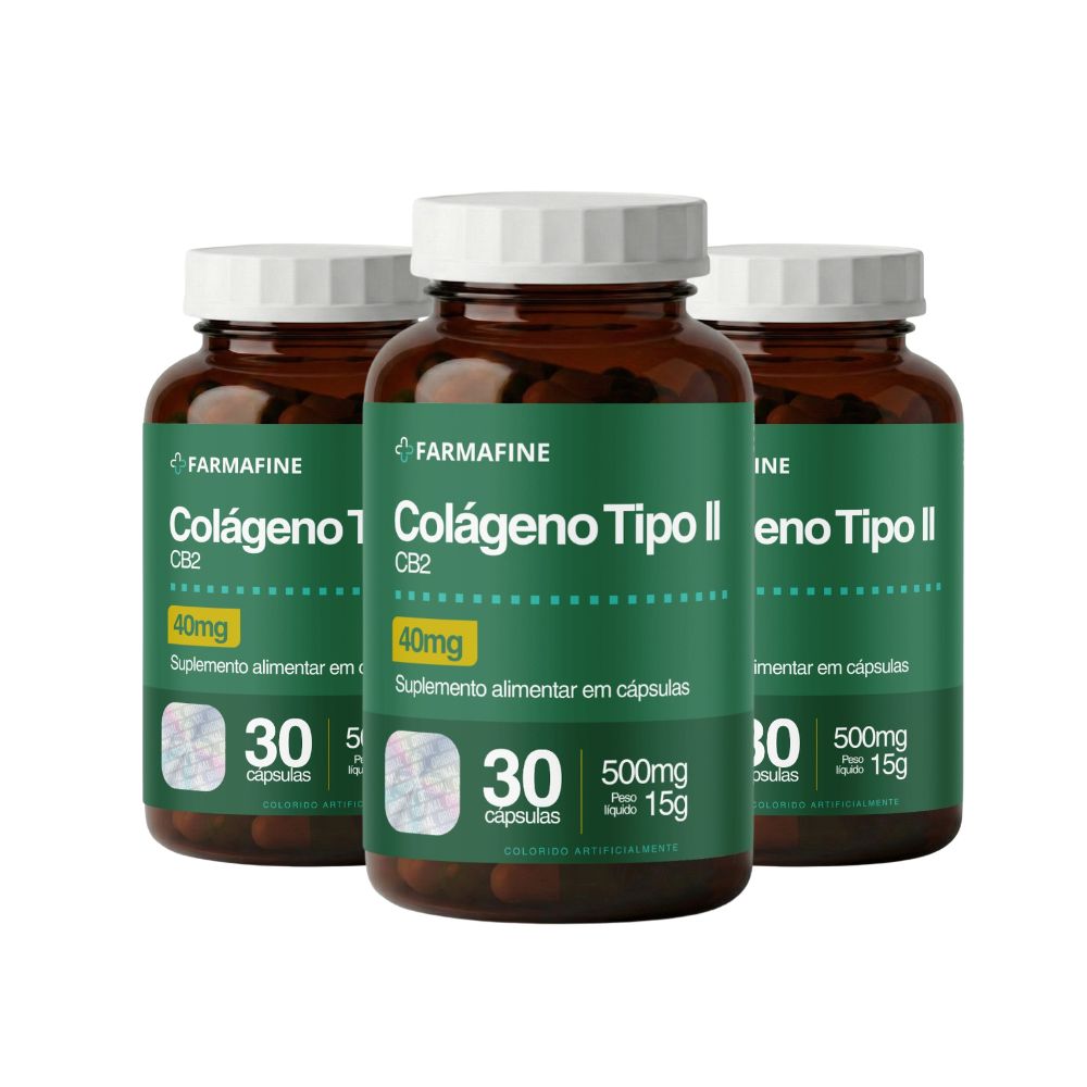 Colágeno Ativo II CB2 Farmafine Com 30 Cápsulas