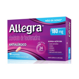 Antialérgico Allegra 180mg Sanofi 10 comprimidos