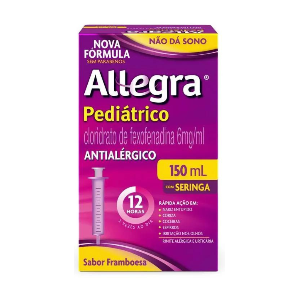 Antialérgico Allegra Pediátrico 6mg Sanofi 150ml