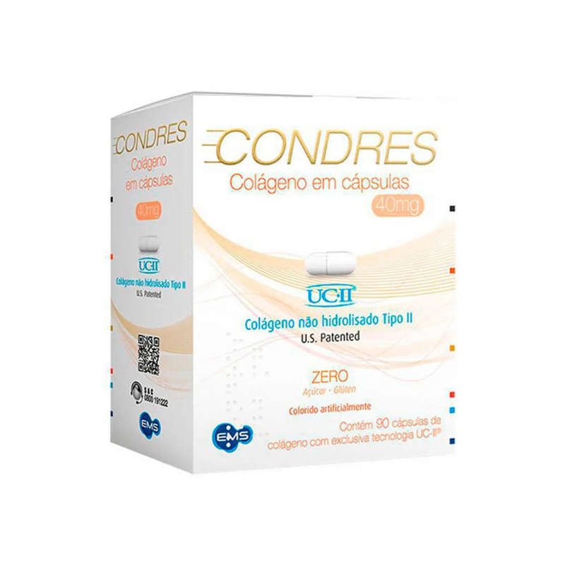 Colágeno 40mg Condres Tipo II 90 Cápsulas