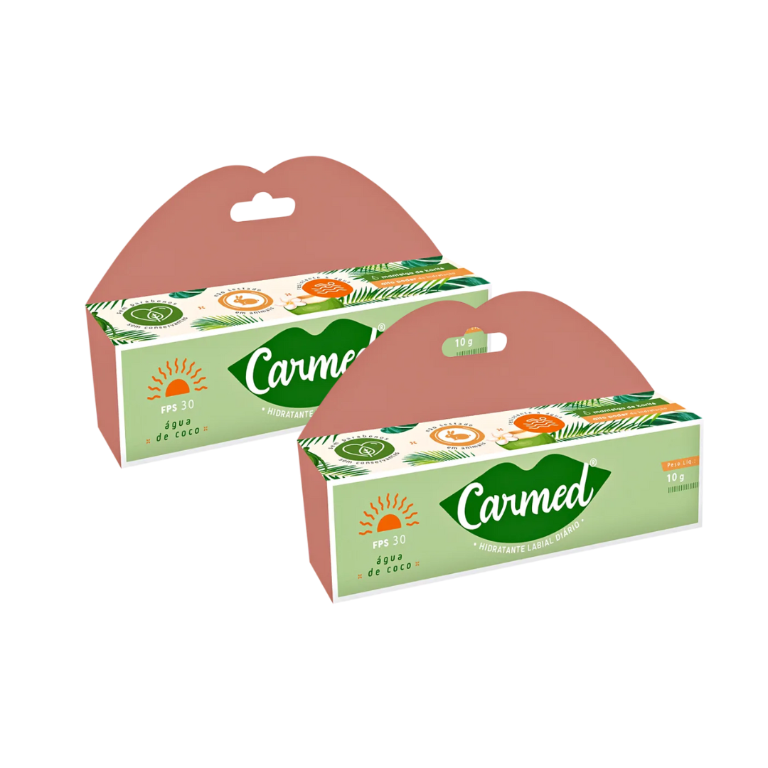 Carmed Hidratante Labial FPS30 Cimed Agua de Coco 10g