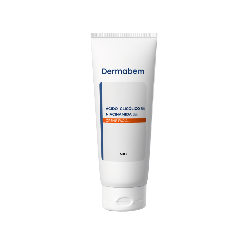 Dermabem Ácido Glicólico + Niacinamida Creme Facial 60g