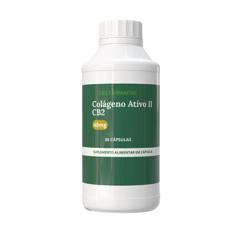 Colágeno Ativo II CB2 Farmafine Com 30 Cápsulas