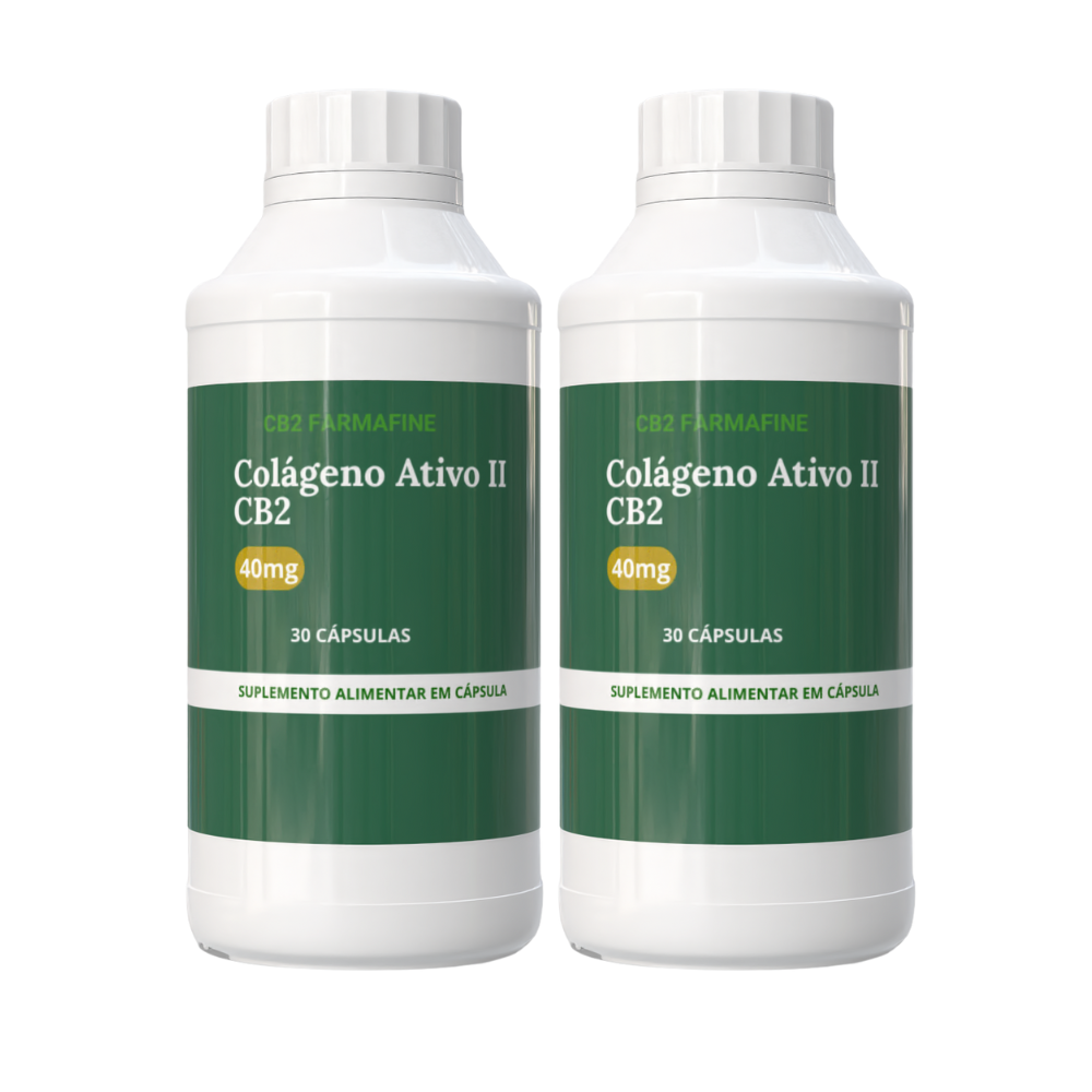 Colágeno Ativo II CB2 Farmafine Com 30 Cápsulas