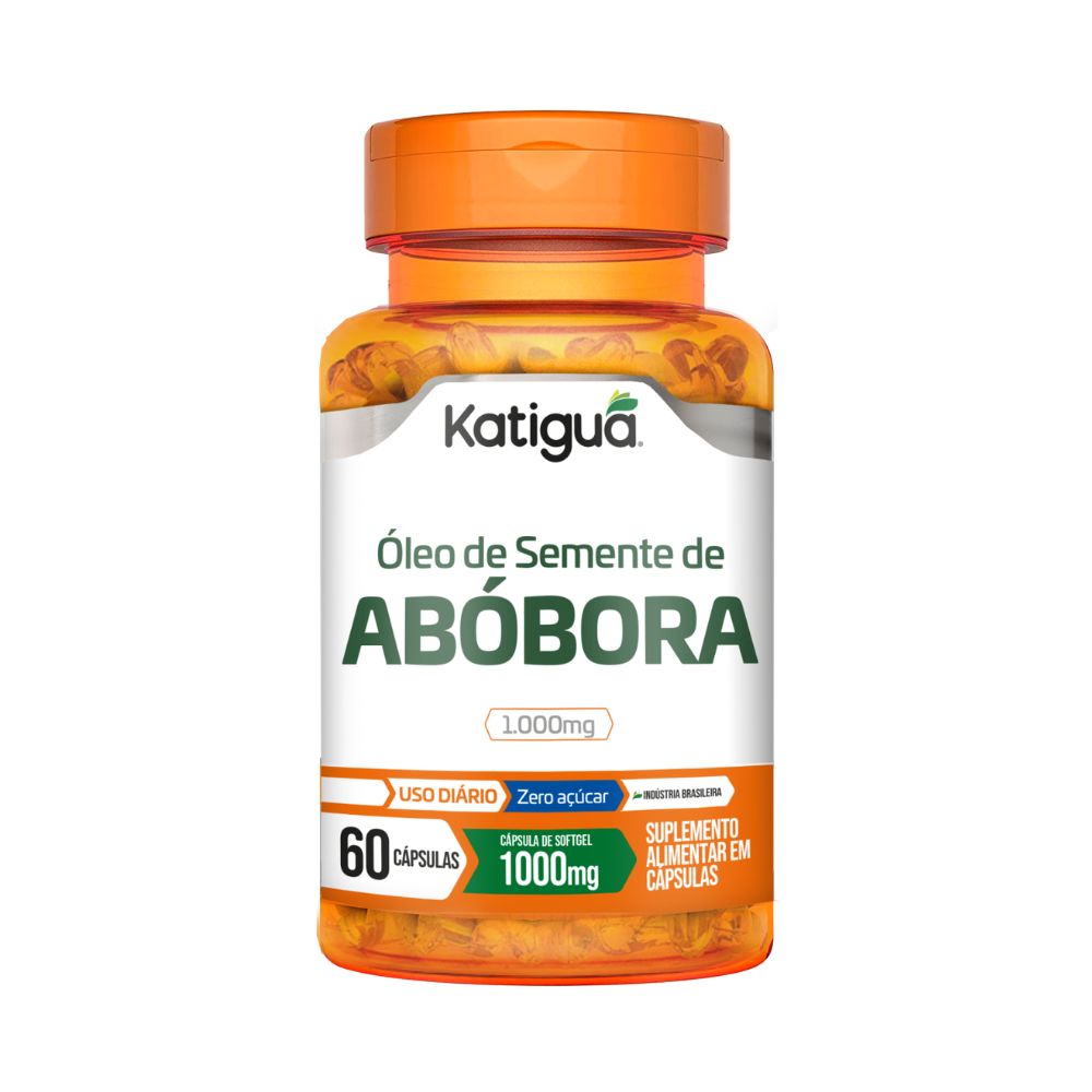 ÓLeo De Semente De Abóbora Katiguá 60 Cápsulas