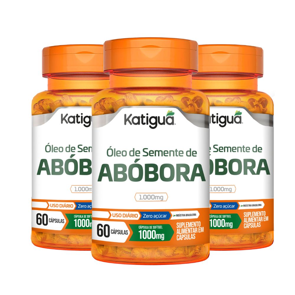 ÓLeo De Semente De Abóbora Katiguá 60 Cápsulas