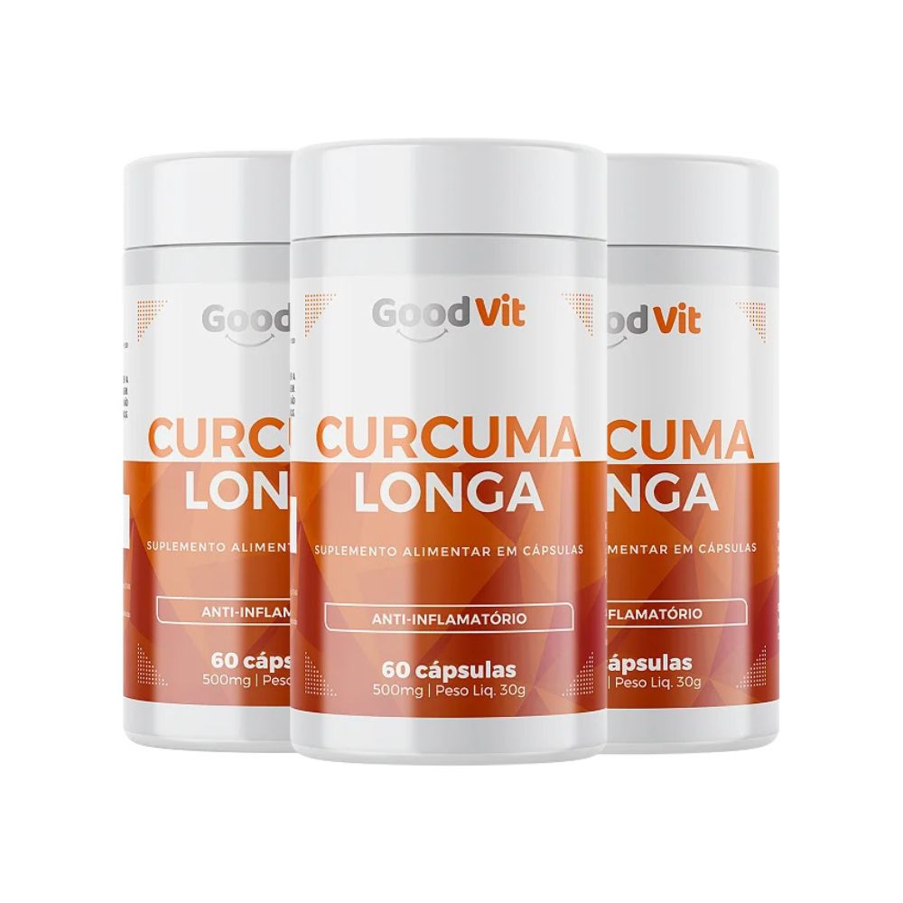 Cúrcuma Longa Com 60 Cápsulas